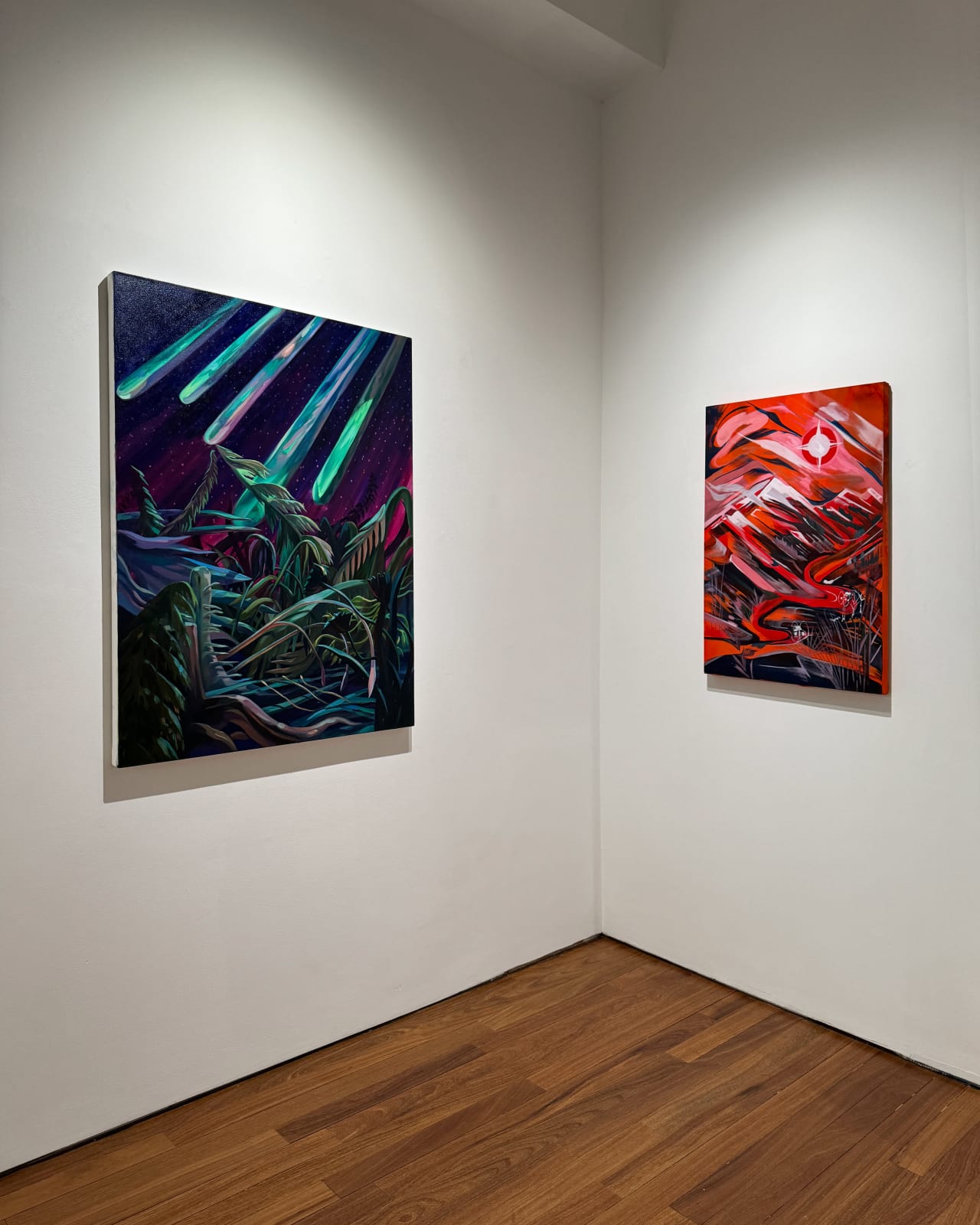 Installation view: the world is big and i want to have a good look at it before it gets dark