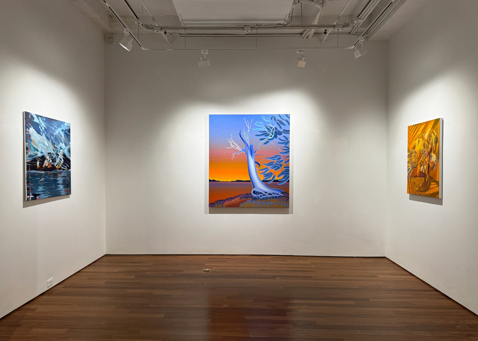 Installation view: the world is big and i want to have a good look at it before it gets dark