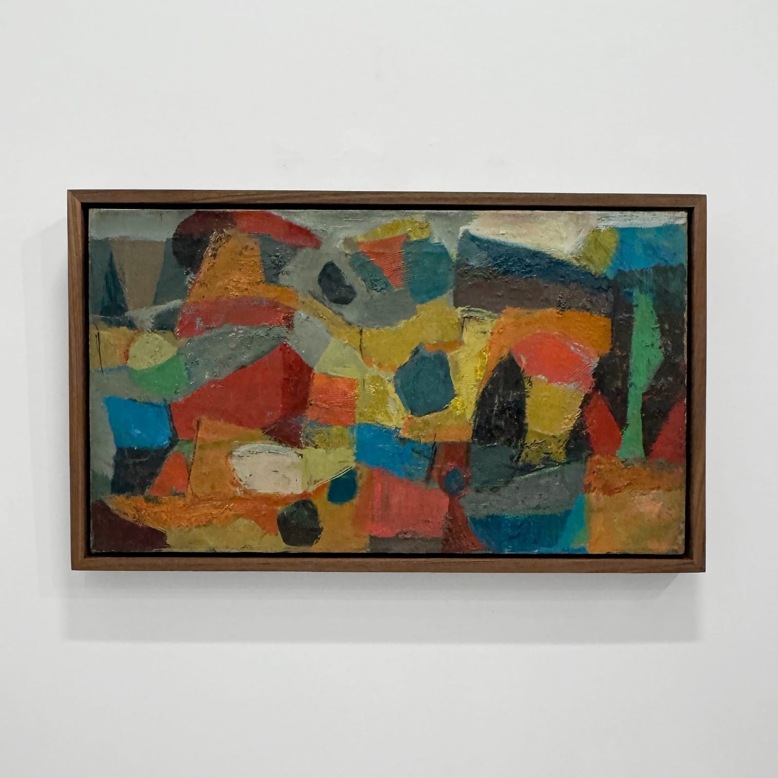 Installation view: Charles Cajori: Turbulent Space, Shifting Colors