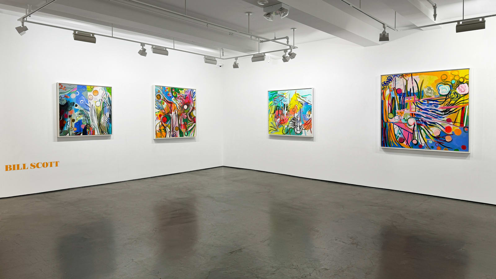 Installation view: Bill Scott: Two Decades