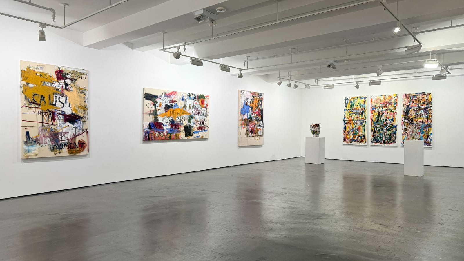 Installation view: codes and colors