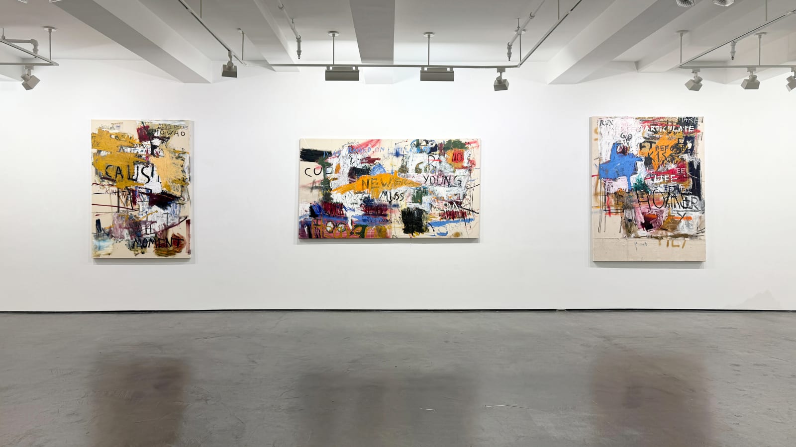 Installation view: codes and colors
