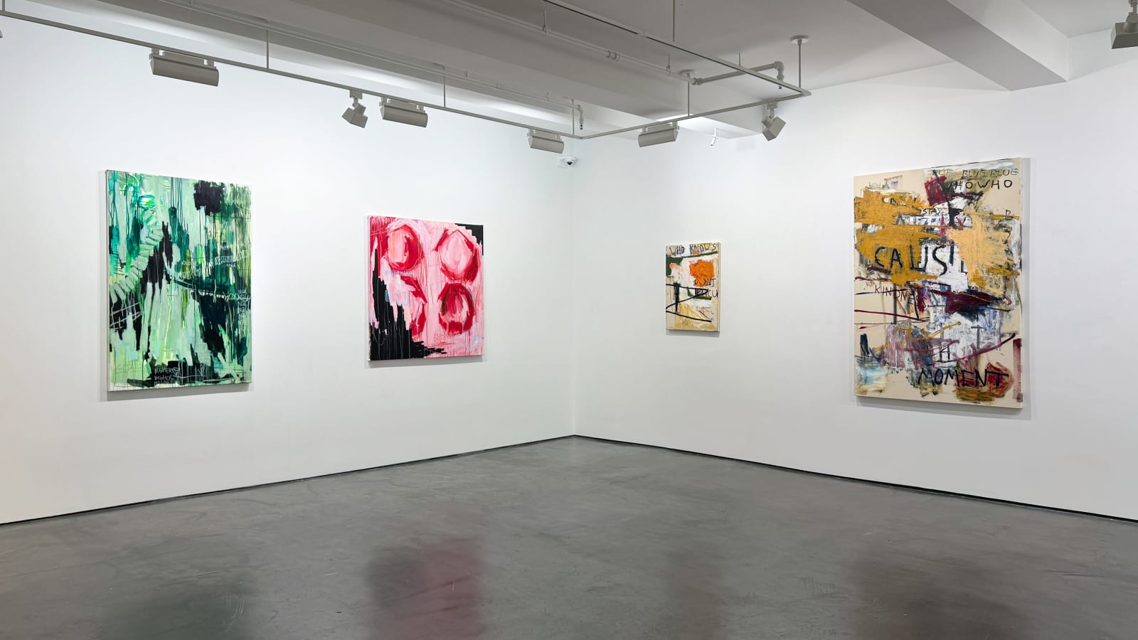 Installation view: codes and colors