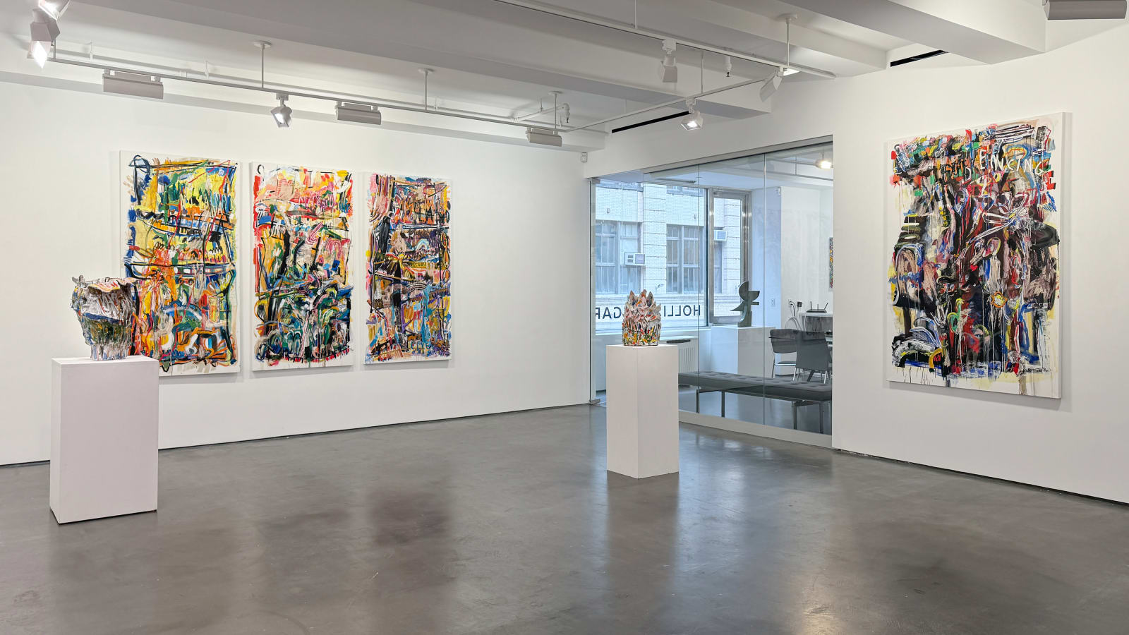 Installation view: codes and colors
