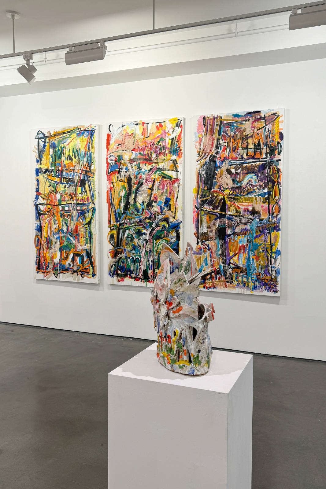 Installation view: codes and colors