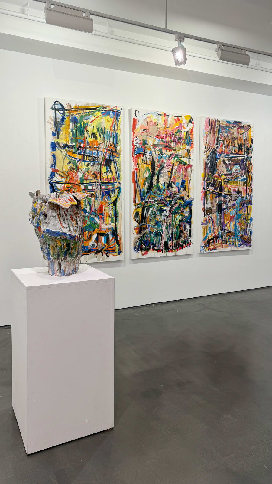 Installation view: codes and colors