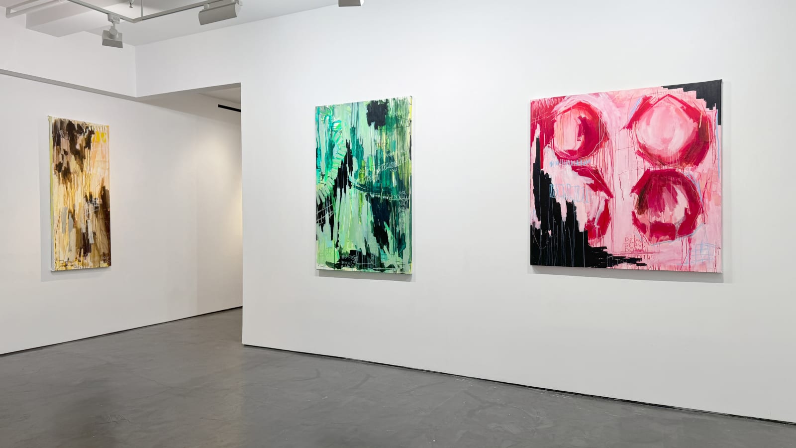 Installation view: codes and colors