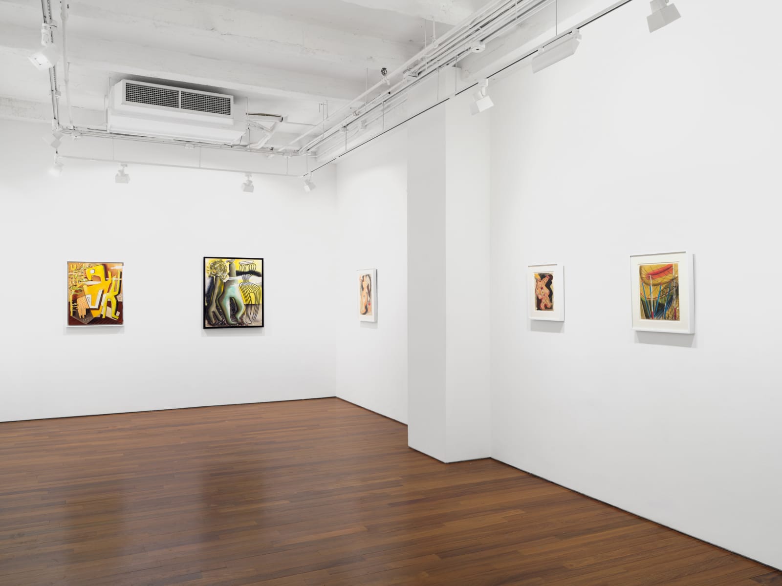 Installation view: Dusti Bongé: Portals and Passages, Surrealist Works from the 1940s to 1950s