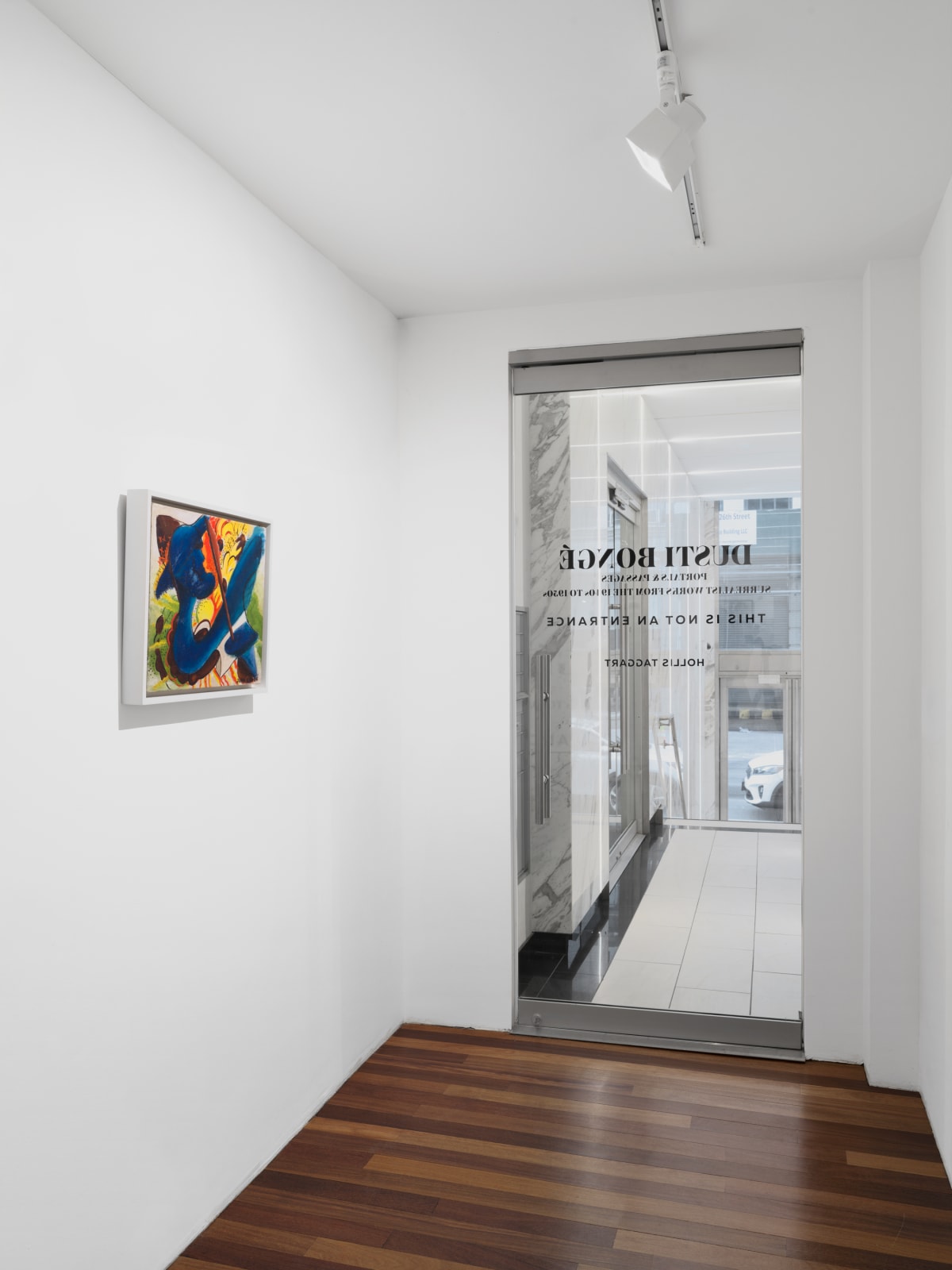 Installation view: Dusti Bongé: Portals and Passages, Surrealist Works from the 1940s to 1950s