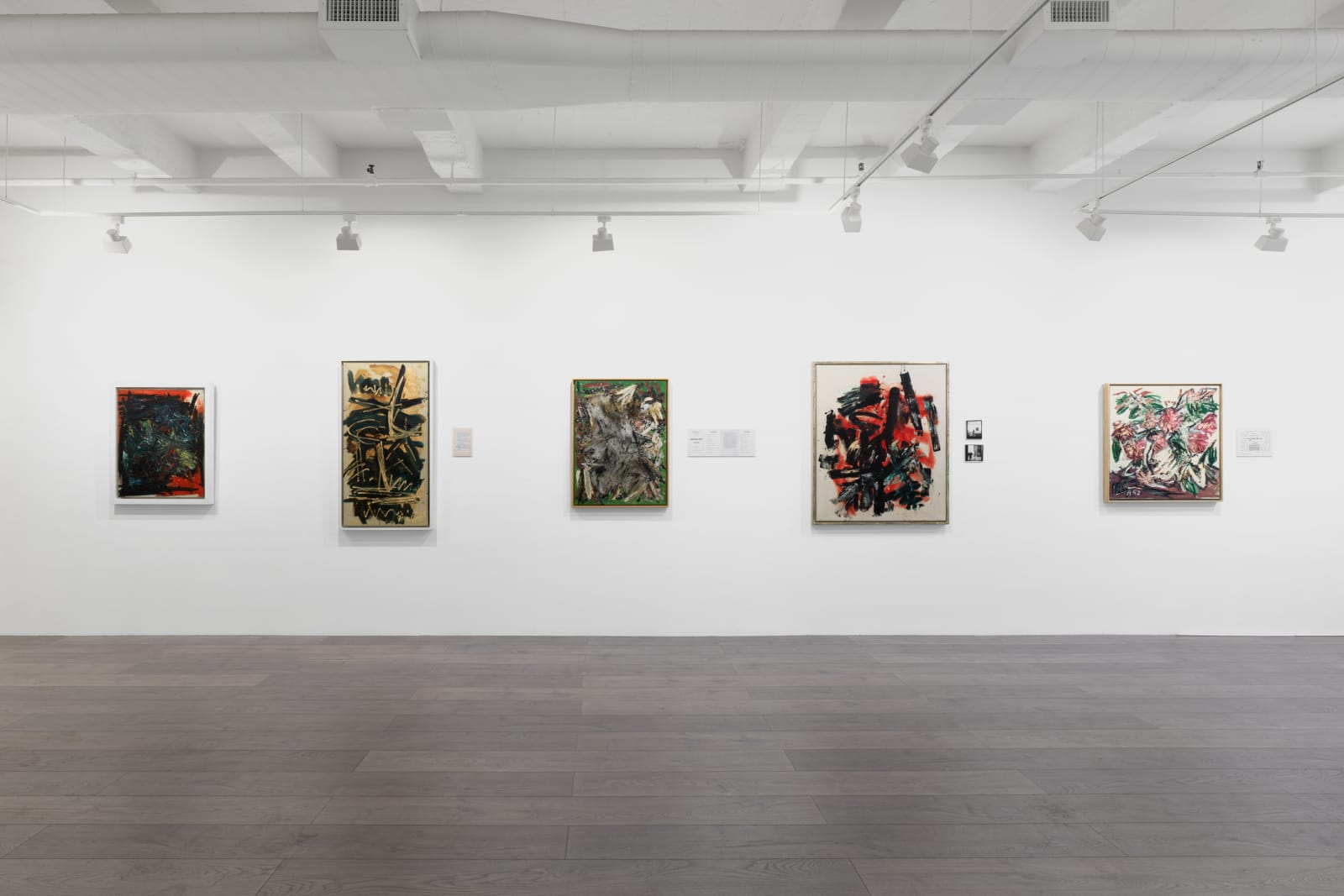 Installation view: Chronicling an Artistic Practice: Michael West Paintings and Archives from the 1950s to 1970s