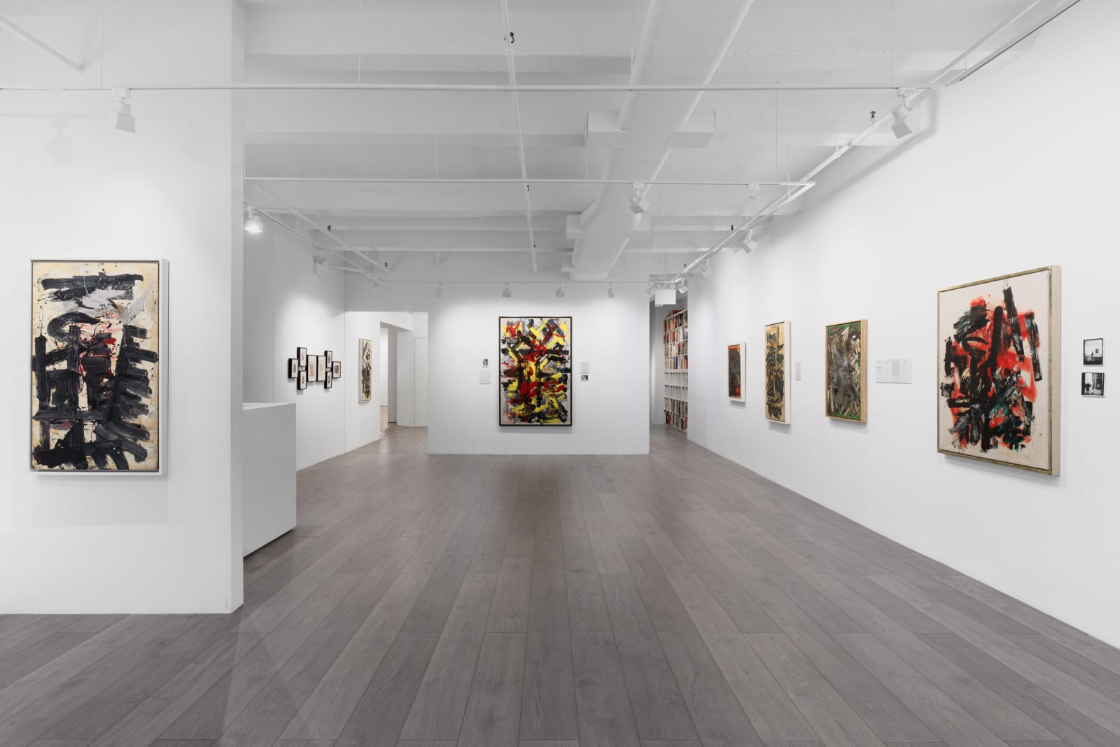 Installation view: Chronicling an Artistic Practice: Michael West Paintings and Archives from the 1950s to 1970s