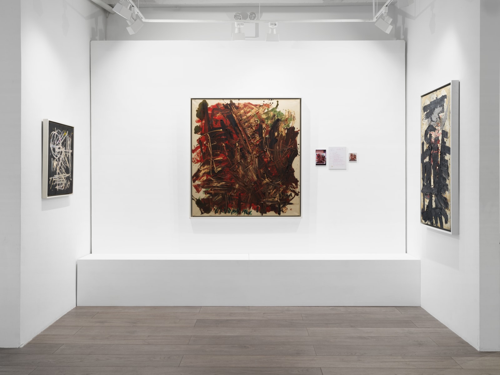 Installation view: Chronicling an Artistic Practice: Michael West Paintings and Archives from the 1950s to 1970s