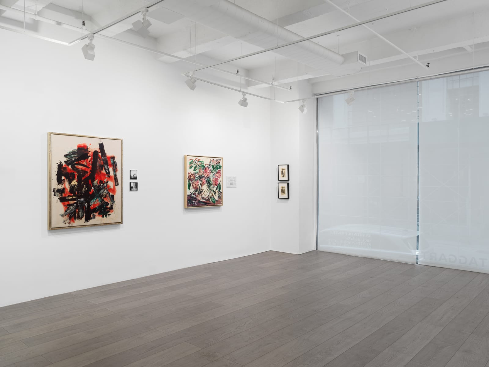 Installation view: Chronicling an Artistic Practice: Michael West Paintings and Archives from the 1950s to 1970s