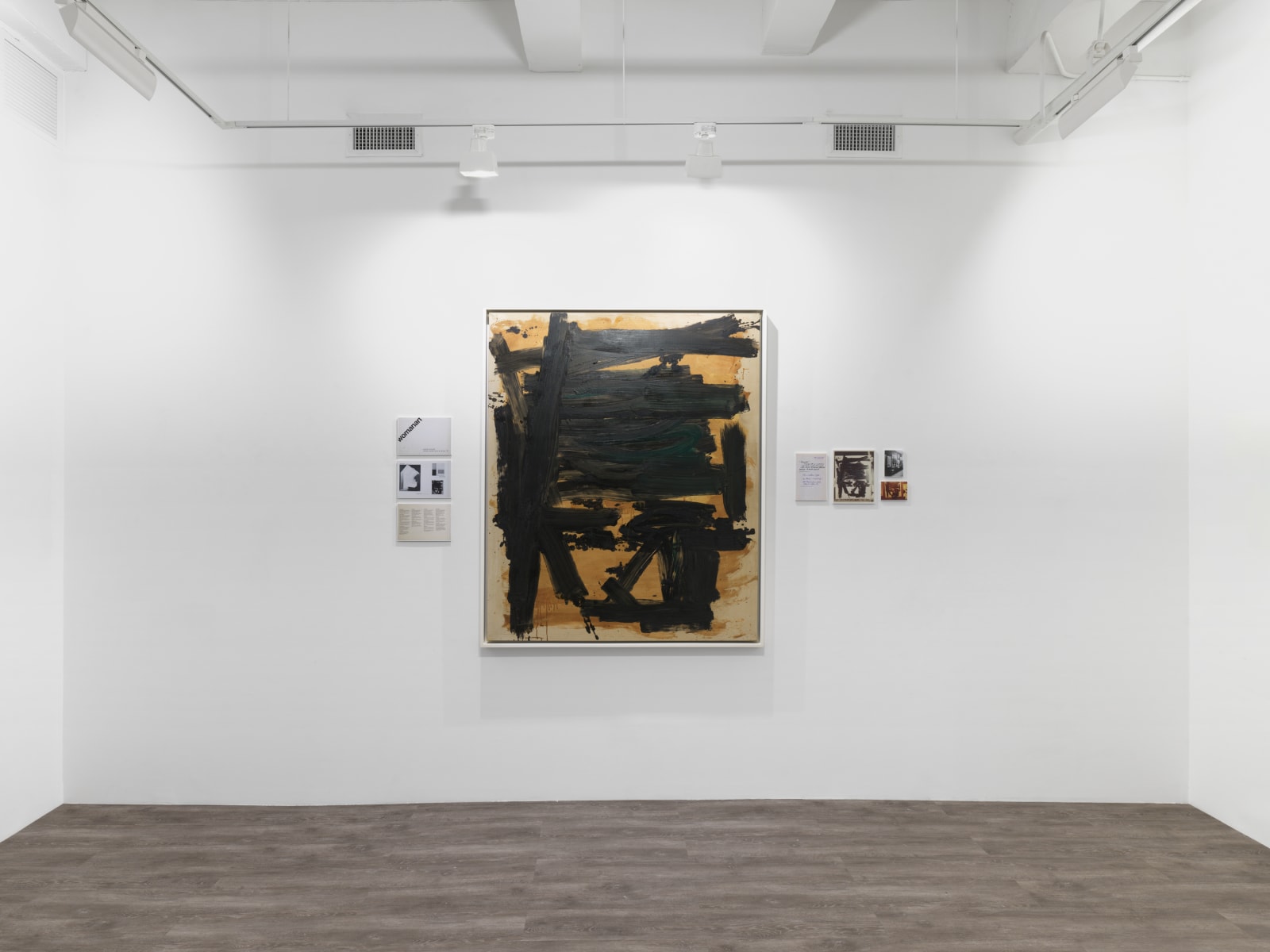 Installation view: Chronicling an Artistic Practice: Michael West Paintings and Archives from the 1950s to 1970s