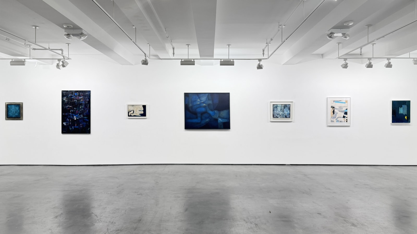 Installation view: Bluets