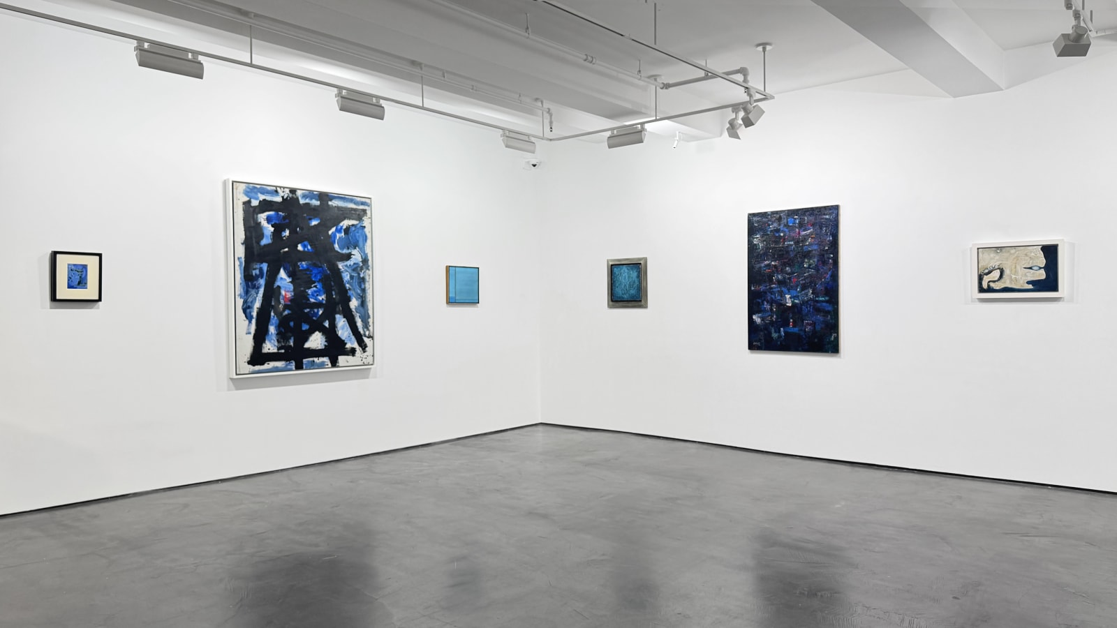 Installation view: Bluets