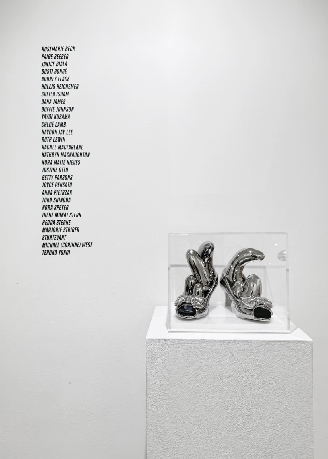 Installation view: Take Notice: Women's History Month