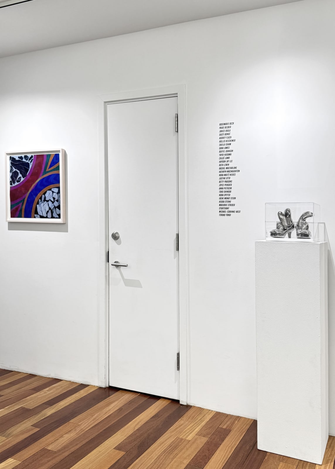 Installation view: Take Notice: Women's History Month