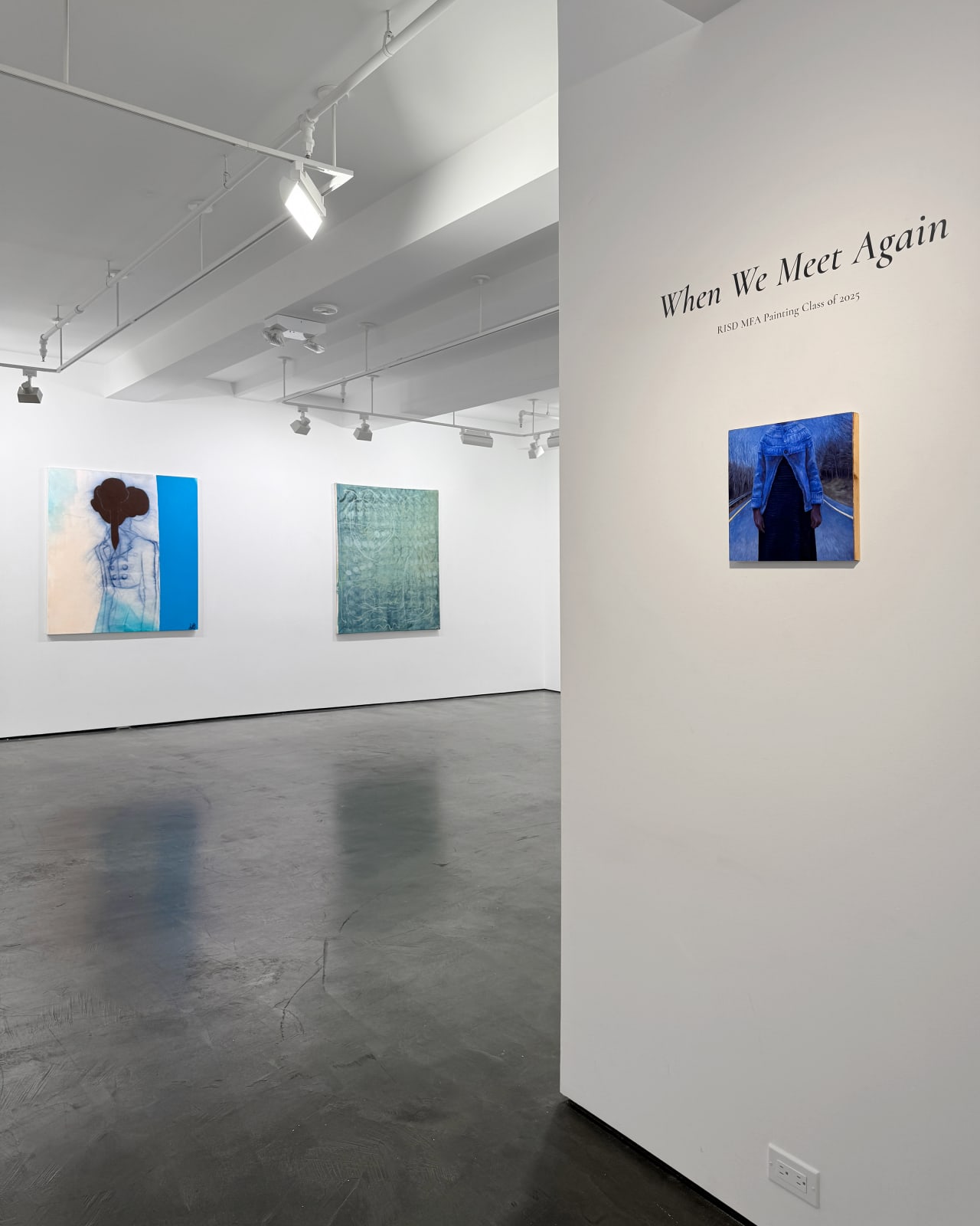 Installation view: When We Meet Again: RISD MFA Painting Class of 2025