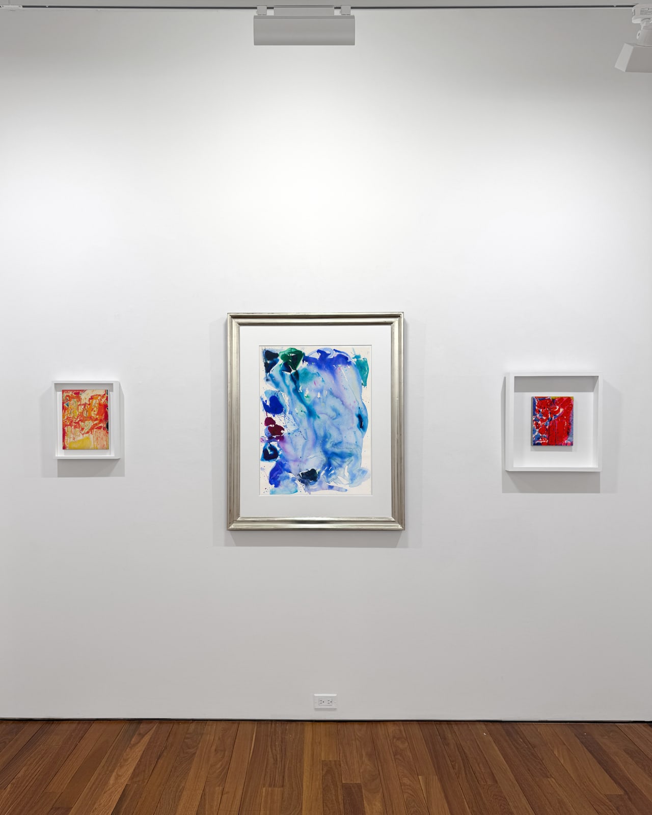 Installation view: Where Color Begins: Works on Paper by Sam Francis