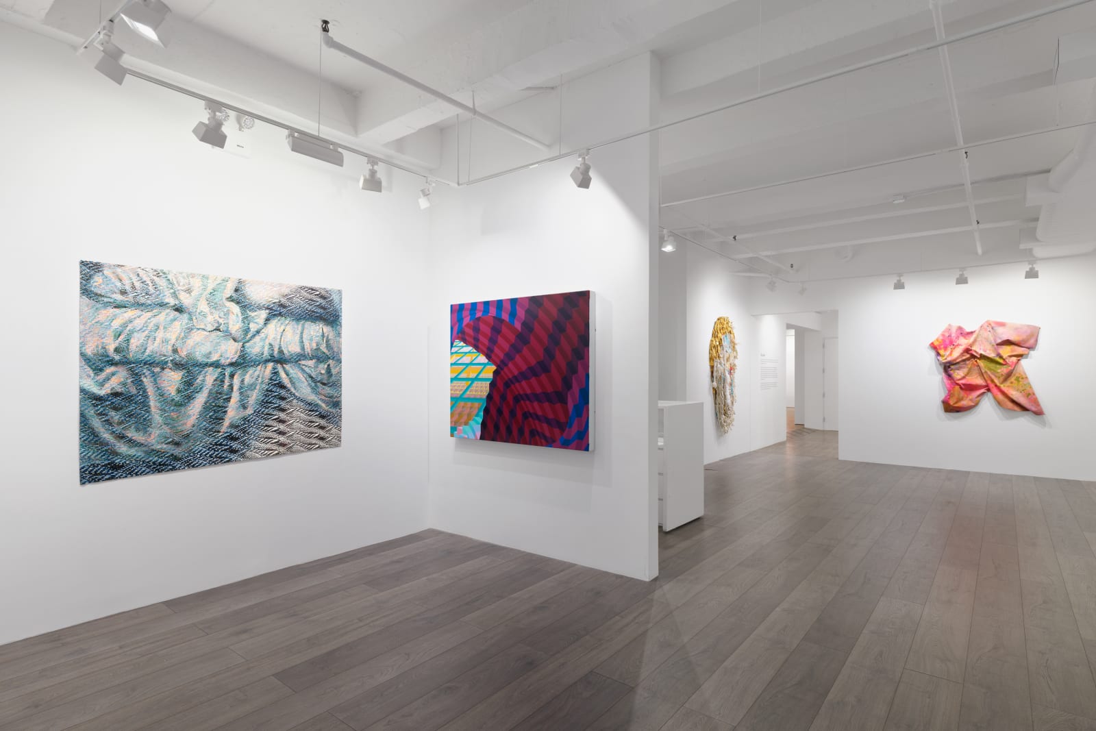 Installation view: Drop, Cloth