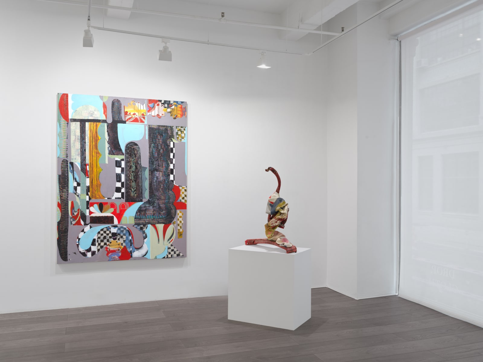 Installation view: Drop, Cloth