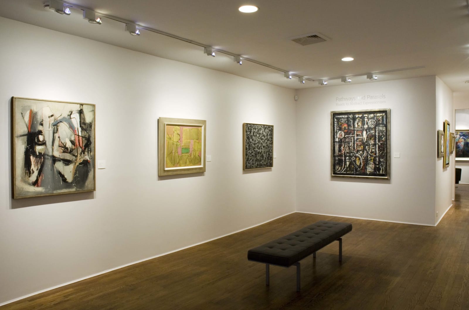 Installation view: Pathways and Parallels: Roads to Abstract Expressionism