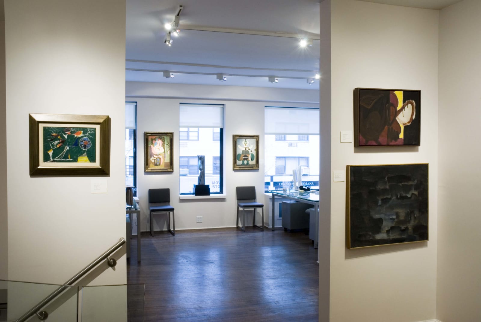 Installation view: Pathways and Parallels: Roads to Abstract Expressionism