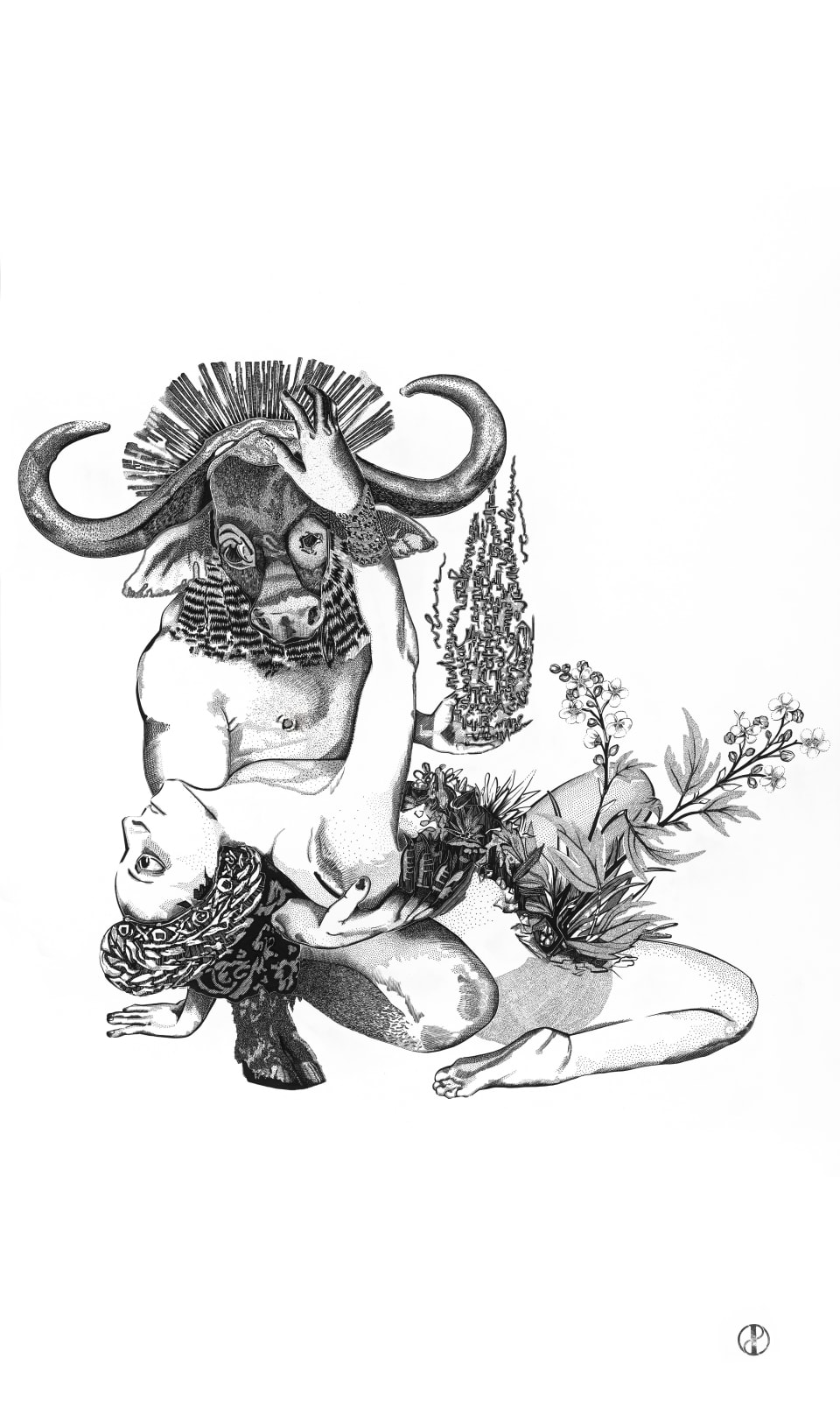 Pan & Hermaphrodites IV by Peter Depelchin, 2017