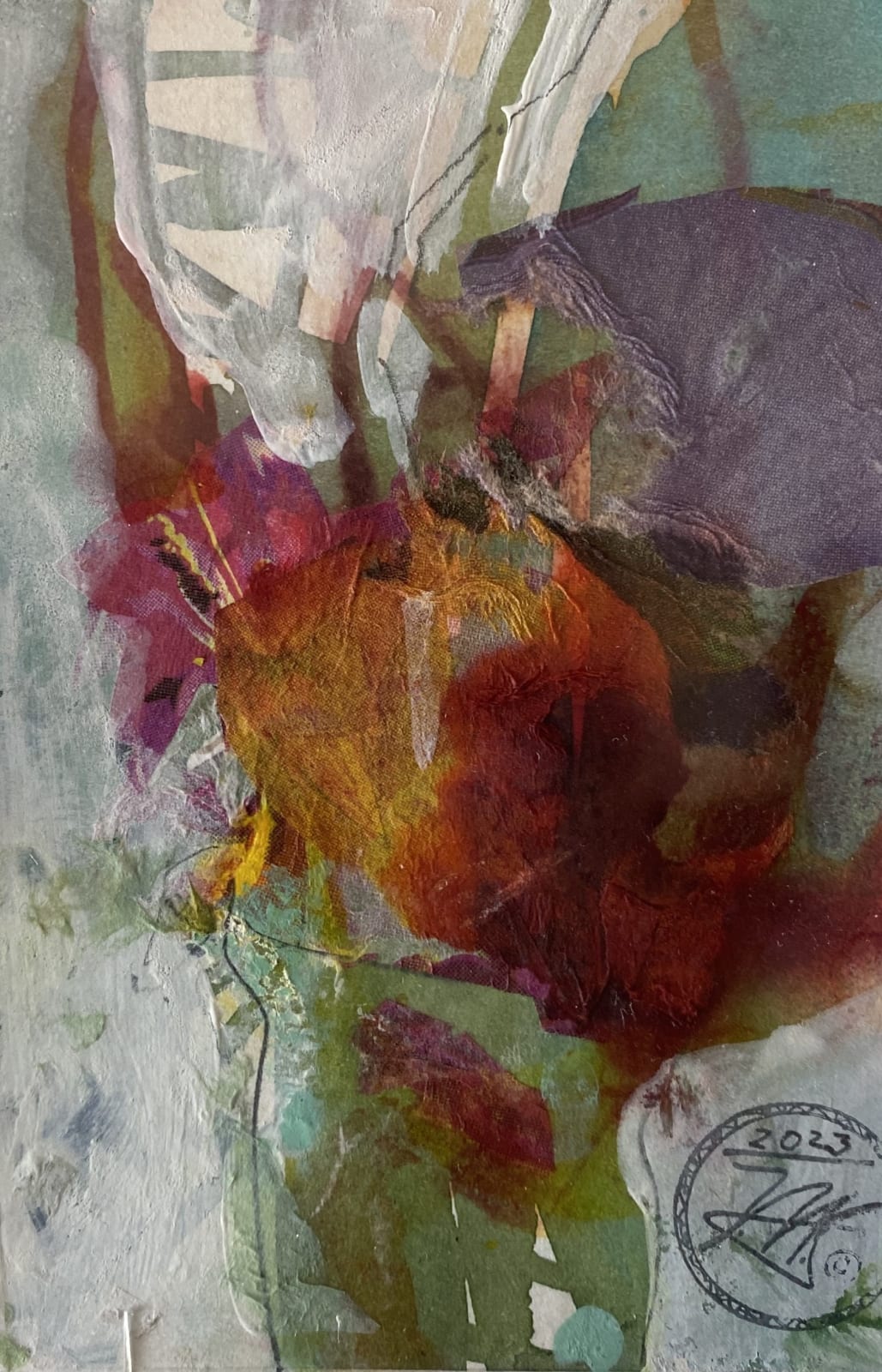Small Still Life with Flowers I by Inge H. Schmidt, 2023