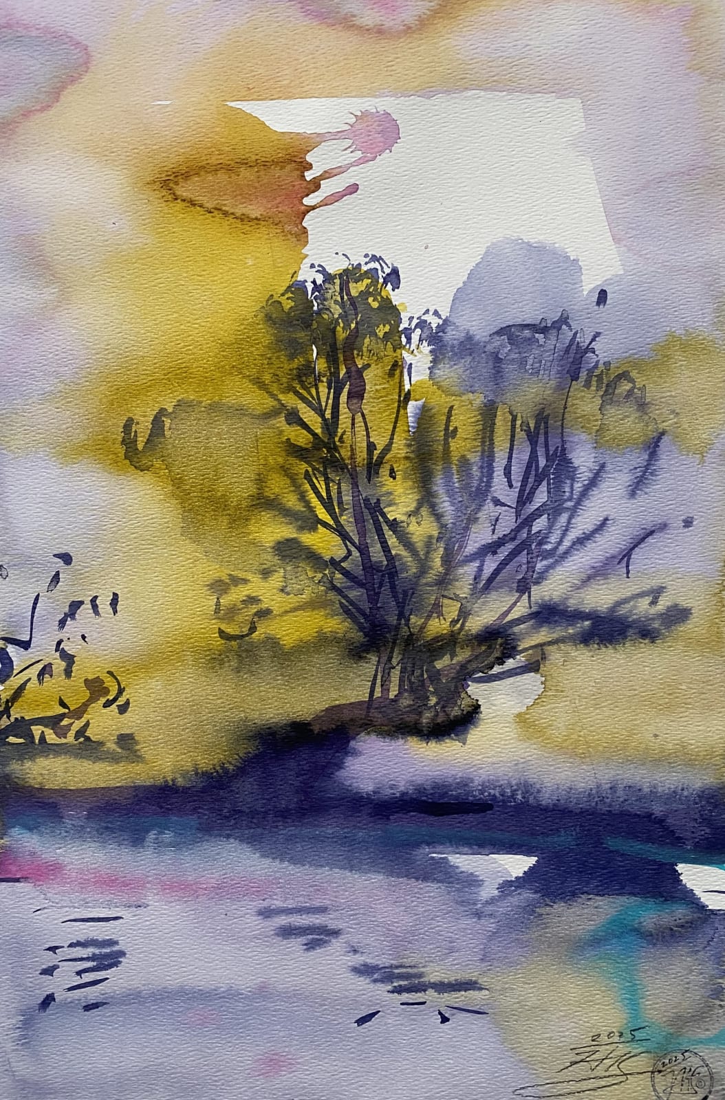 Alone by the Shore by Inge H.Schmidt,2025