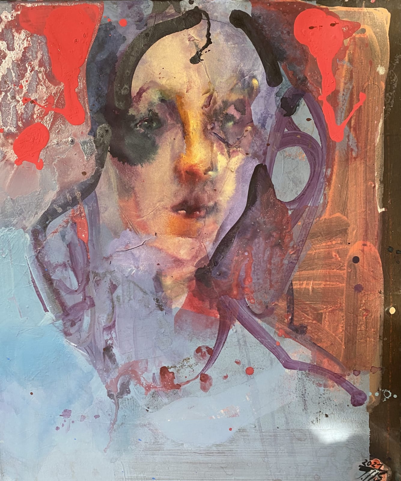 Inge H. Schmidt, Girl's Head, 2021