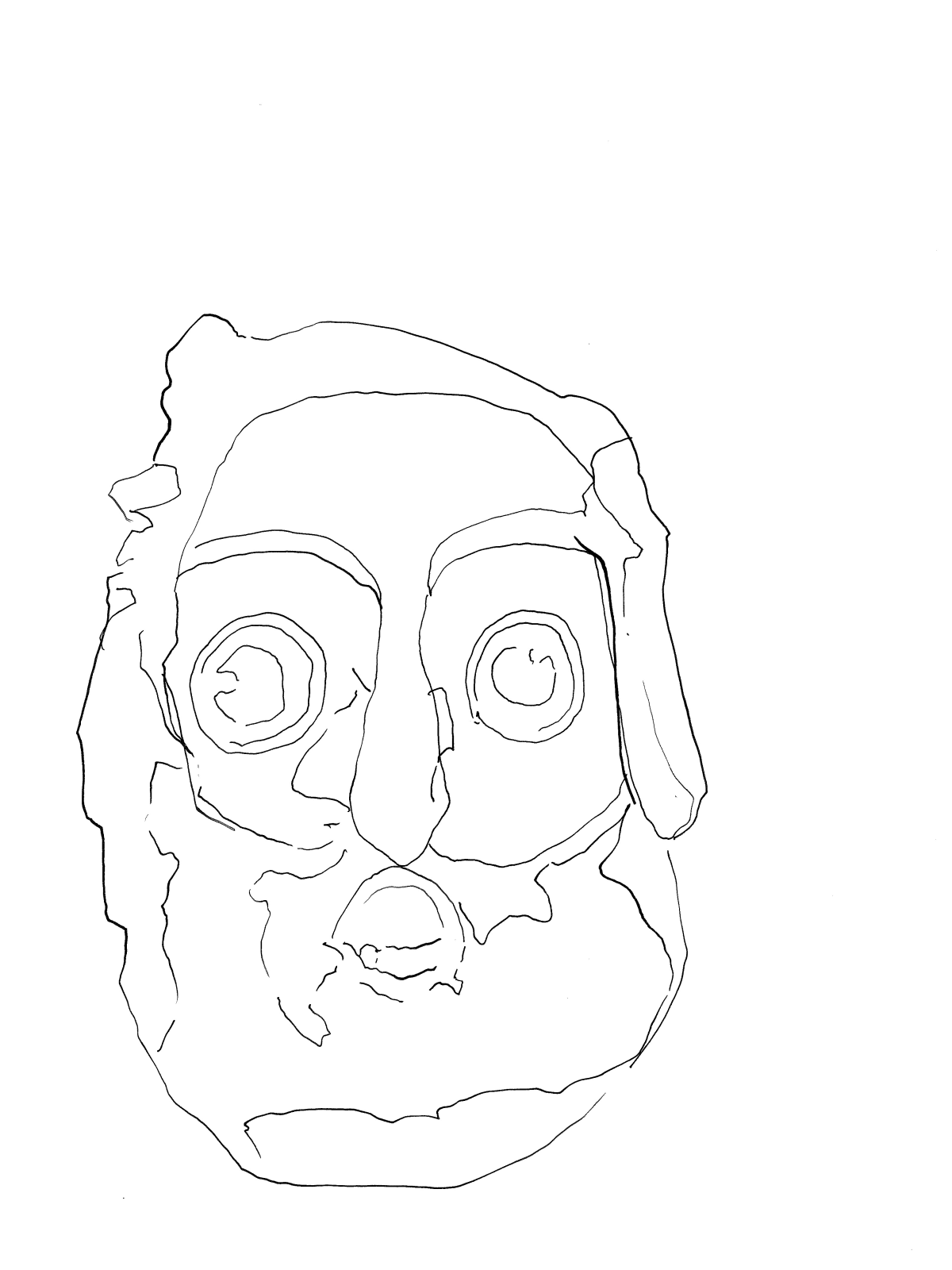 Visage de Pan VII by Peter Depelchin, 2023