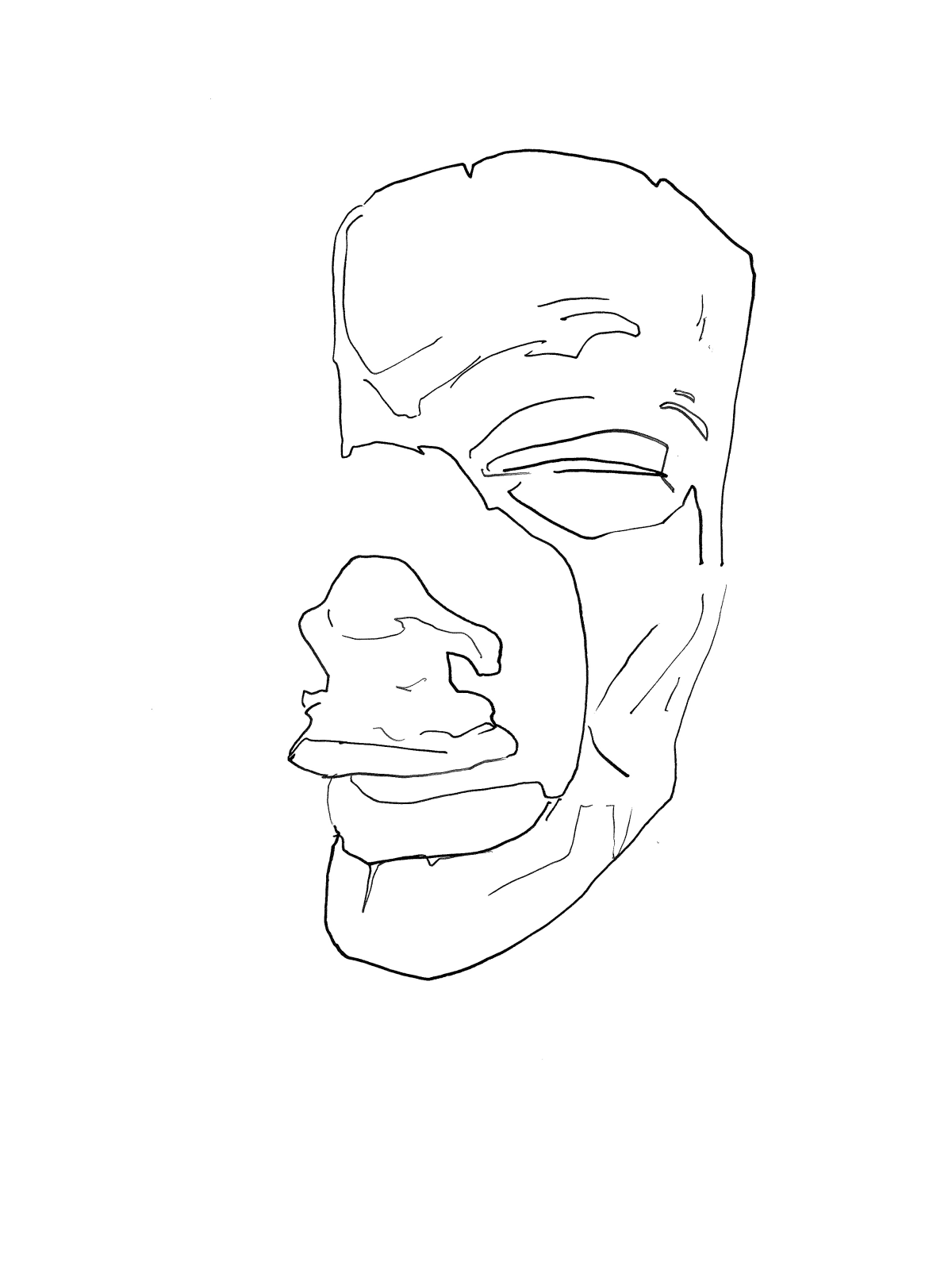 Visage de Pan VI by Peter Depelchin, 2023