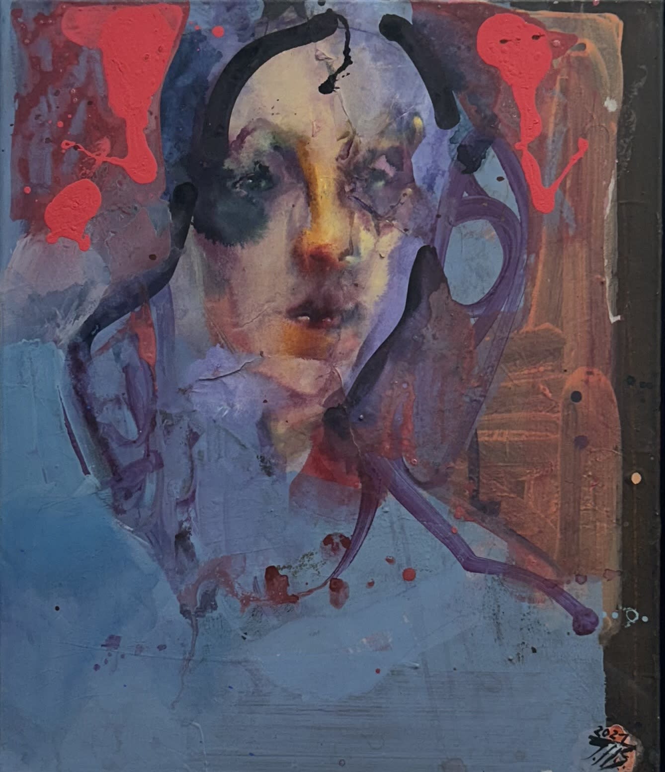 Girl's Head by Inge H. Schmidt, 2021