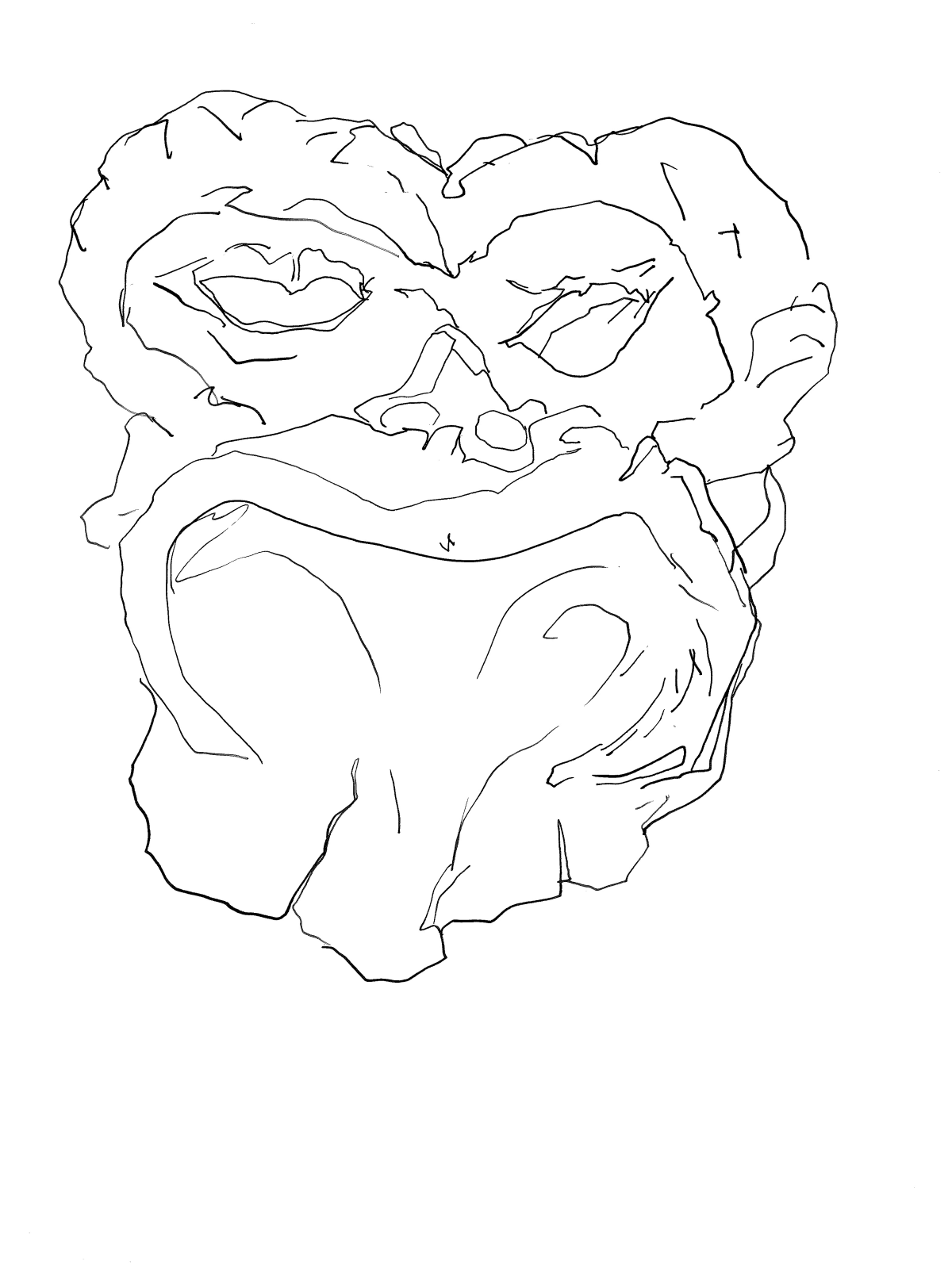 Visage de Pan III by Peter Depelchin, 2023