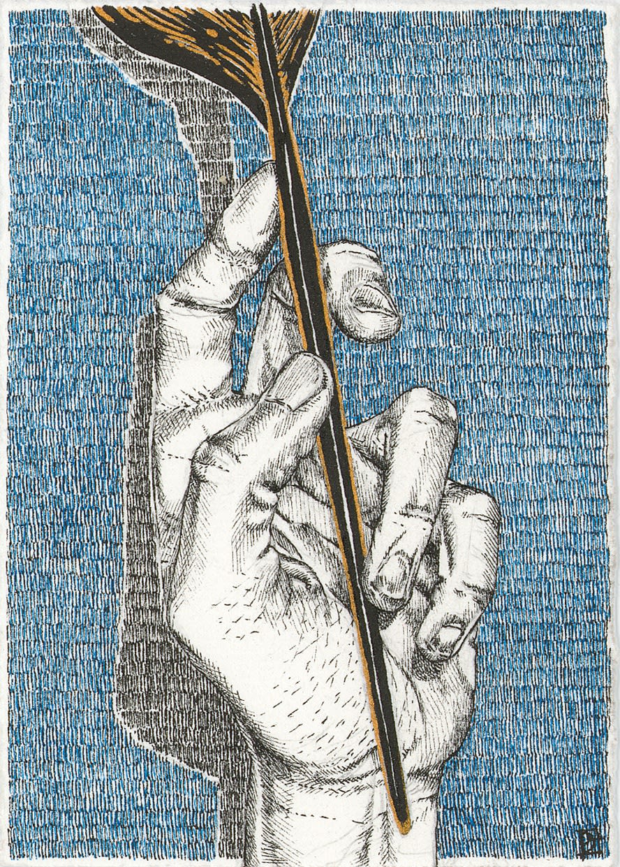 Predella II: Feather by Peter Depelchin, 2023