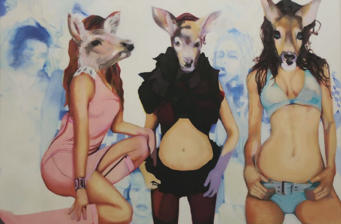 Nathalie Pirotte, Trio de biches, 2007