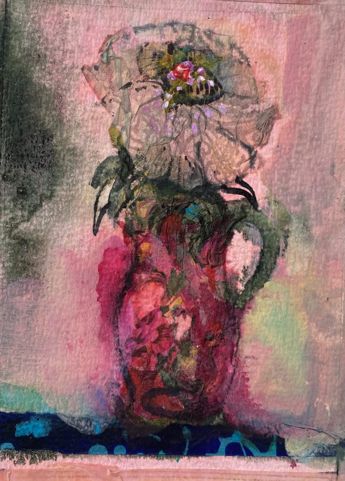 Small Still Life with Flowers II by Inge H. Schmidt, 2023