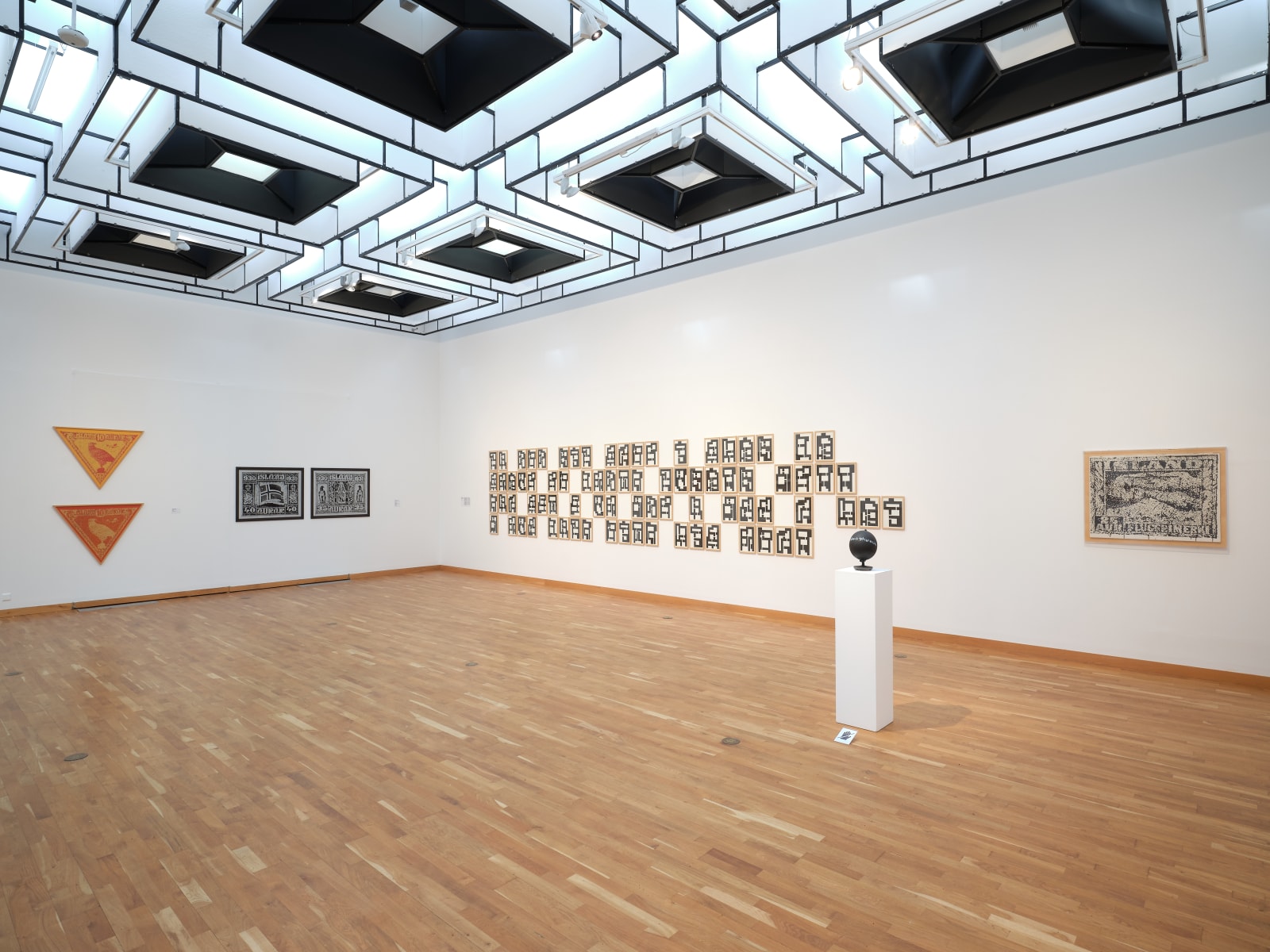 Installation view: Birgir Andrésson, 'As Far As The Eye Can See', Reykjavik Art Museum, 2022