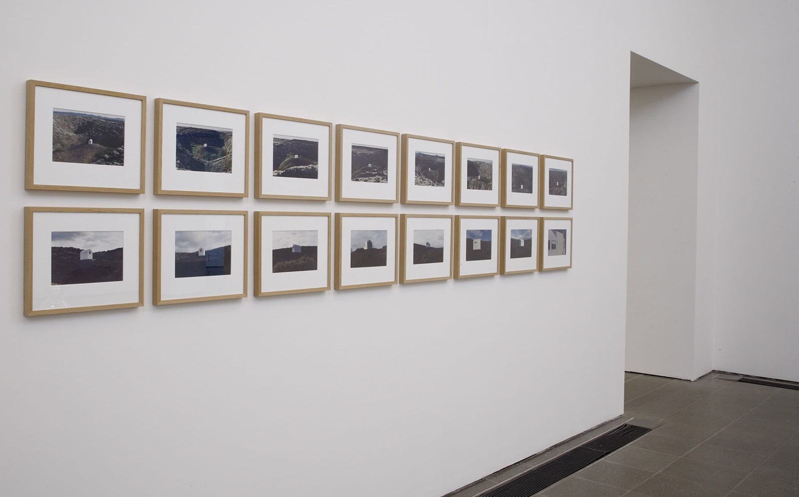 Hreinn Friðfinnsson Installation view of exhibition at the Serpentine Galleries, 2007.