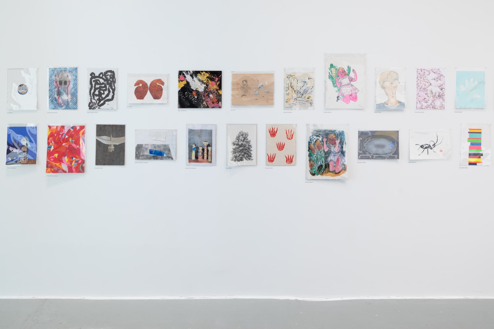 Installation view of Drawing Biennial 2024, Drawing Room. Photograph: BJ Deakin Photography.
