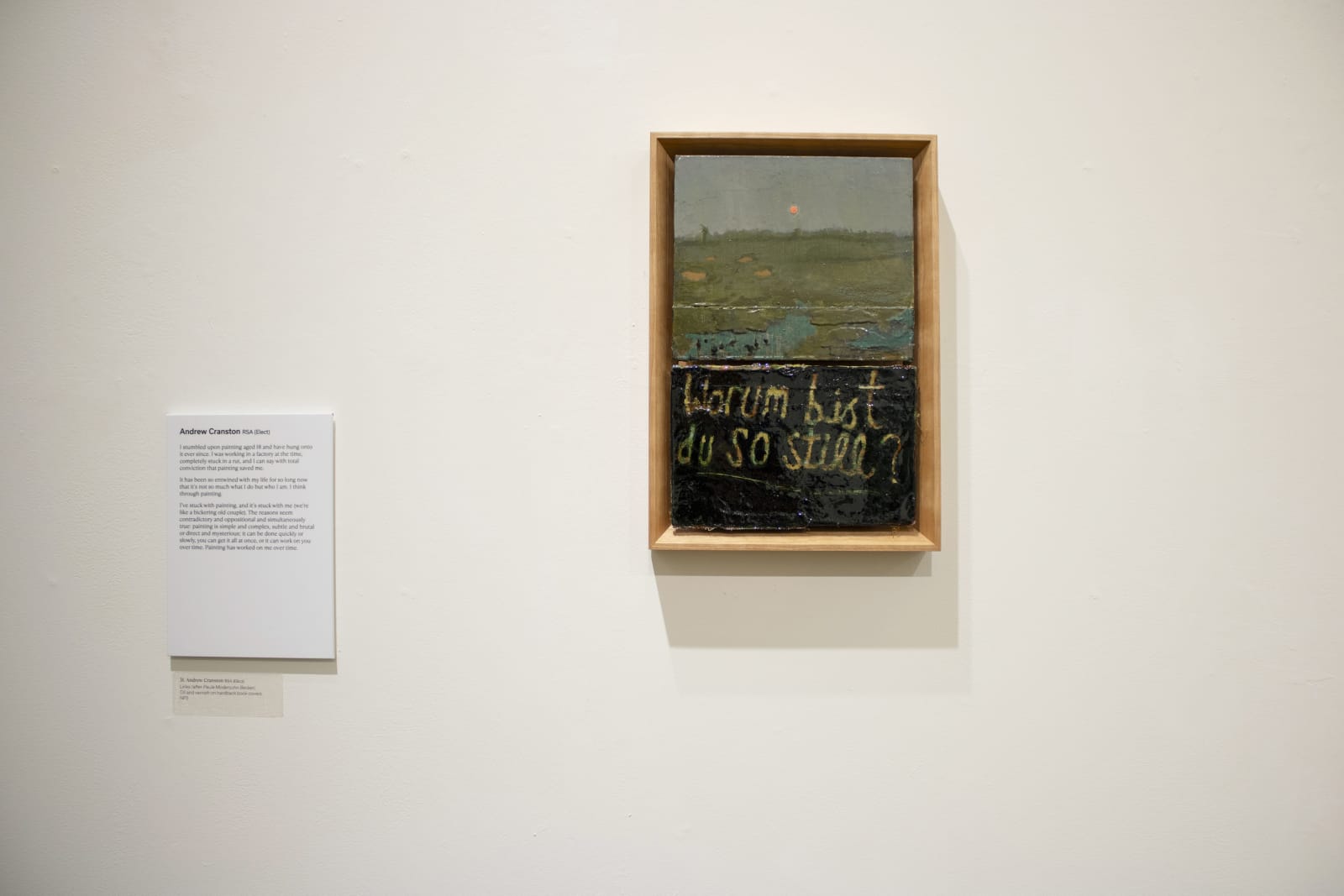 Installation view, 'Frontiers: Painting in Scotland Now' at The Royal Scottish Academy, 2024. Photograph by Emily Randall. Courtesy of Royal Scottish Academy.