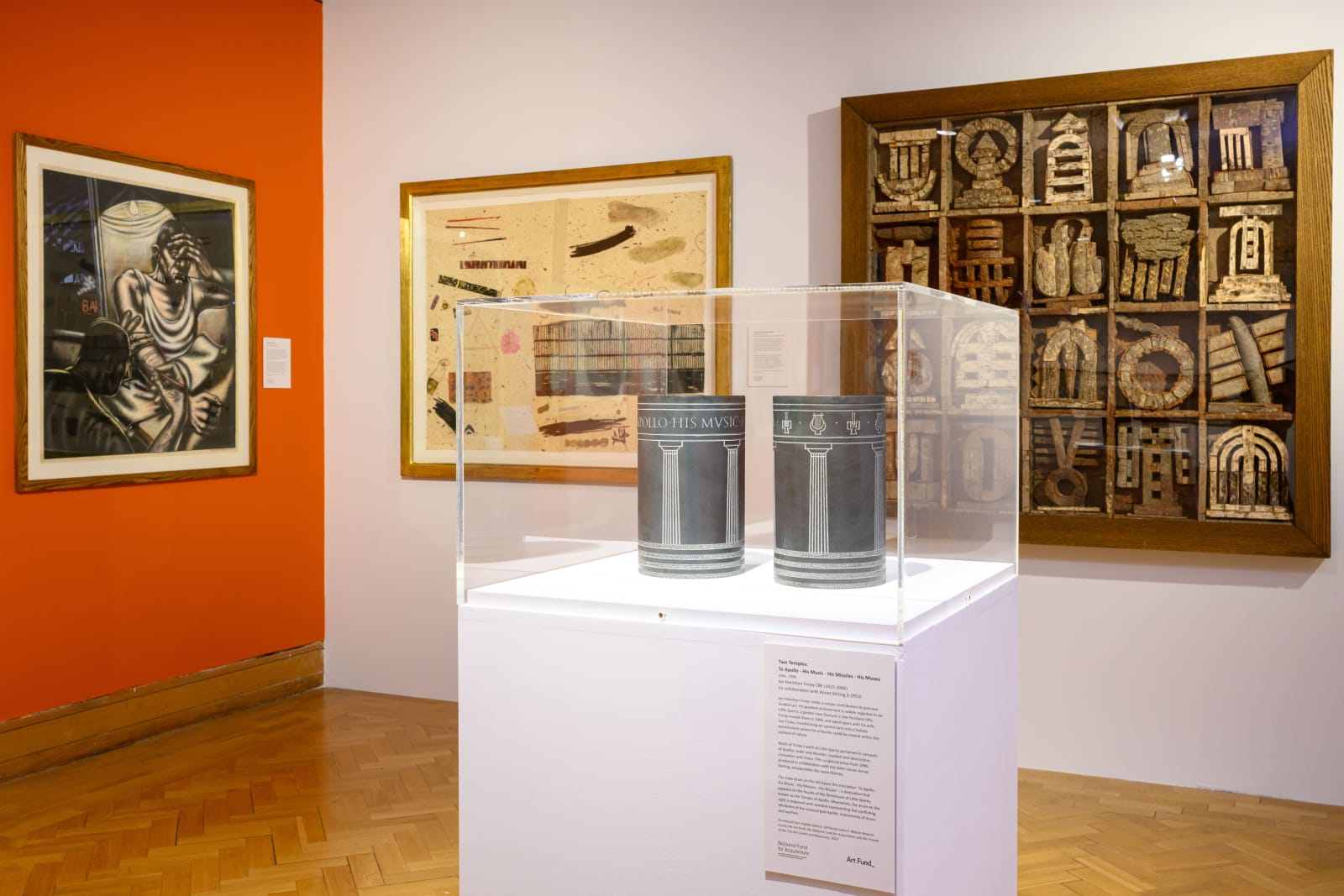 Installation view, 'Out of Chaos: Post-War Scottish Art 1945-2000', City Art Centre, Edinburgh, 2025. Photo: Ian Georgeson.