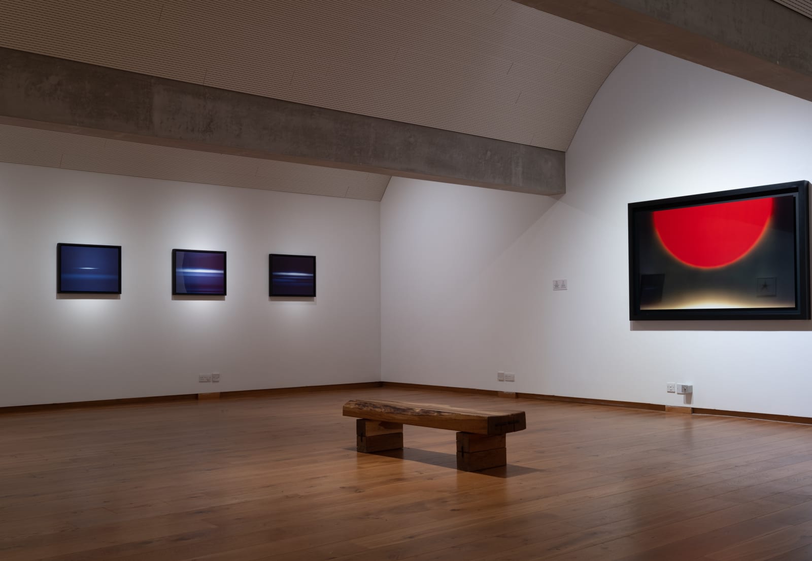 Installation view, Môrwelion - The Sea Horizon: Garry Fabian Miller, 2025, Oriel y Parc, National Museum Wales. © Garry Fabian Miller/Amgueddfa Cymru - Museum Wales.