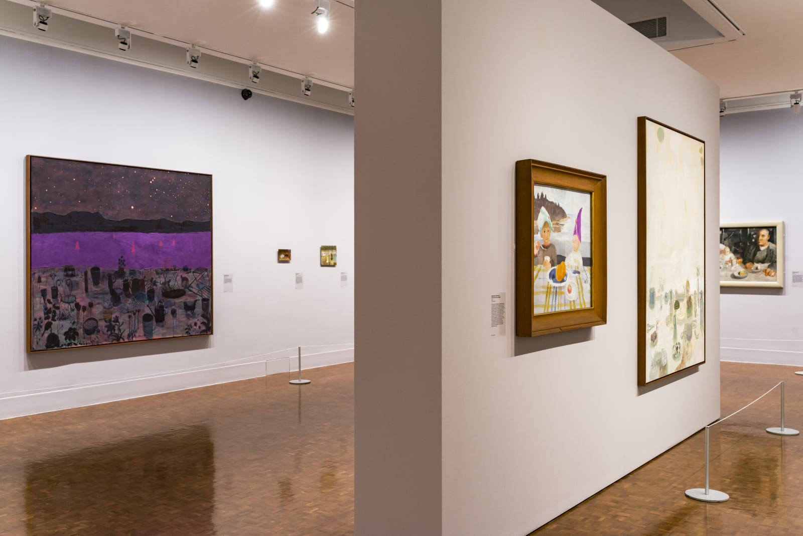 Installation view, 'Andrew Cranston & Winifred Nicholson: Dreams of the Everyday', 2025, The Holburne Museum. Jo Hounsome Photography.