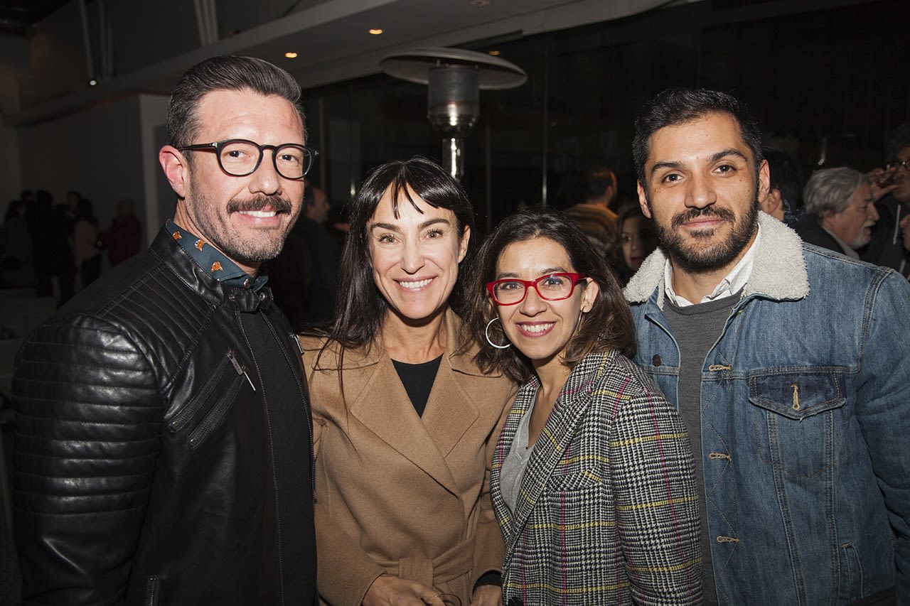 Gonzalo Ramírez, Isabel Croxatto, Carolina Hoehmann, and Rodrigo Burgos. Photo: Cristián Aninat.