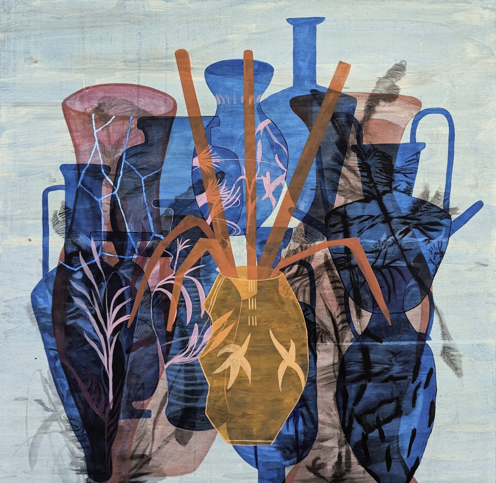 Montserrat Gómez-Osuna, Bodegón amontonado, 2024