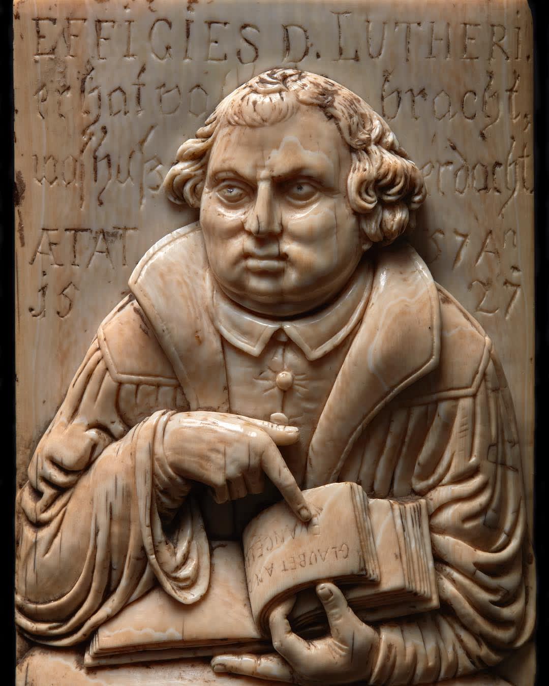 Martín Luther (1483- 1546) Relief, Circa 1540