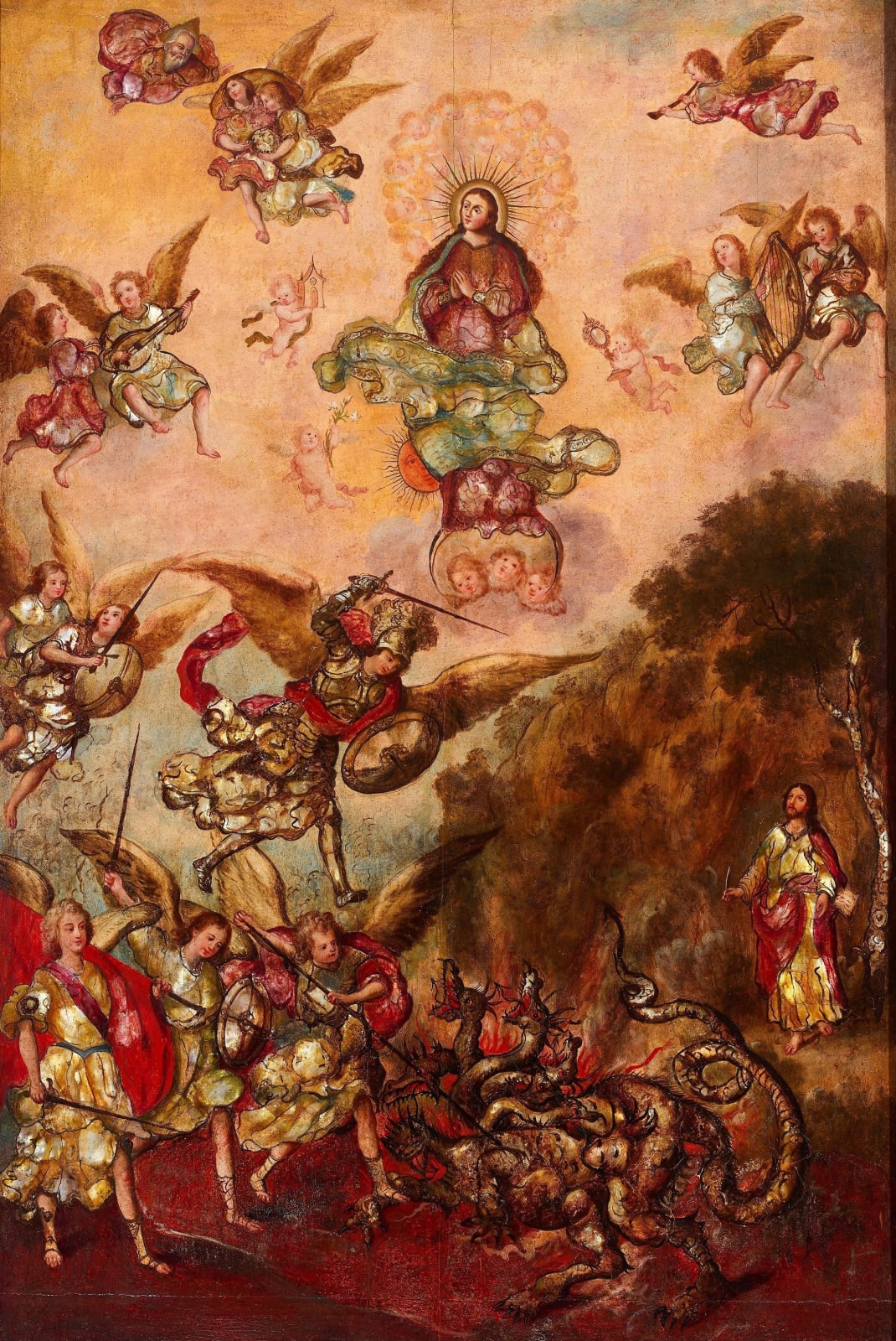 Nicolás Correa (Mexico, ca. 1665 – after 1696), Virgin of the Apocalypse